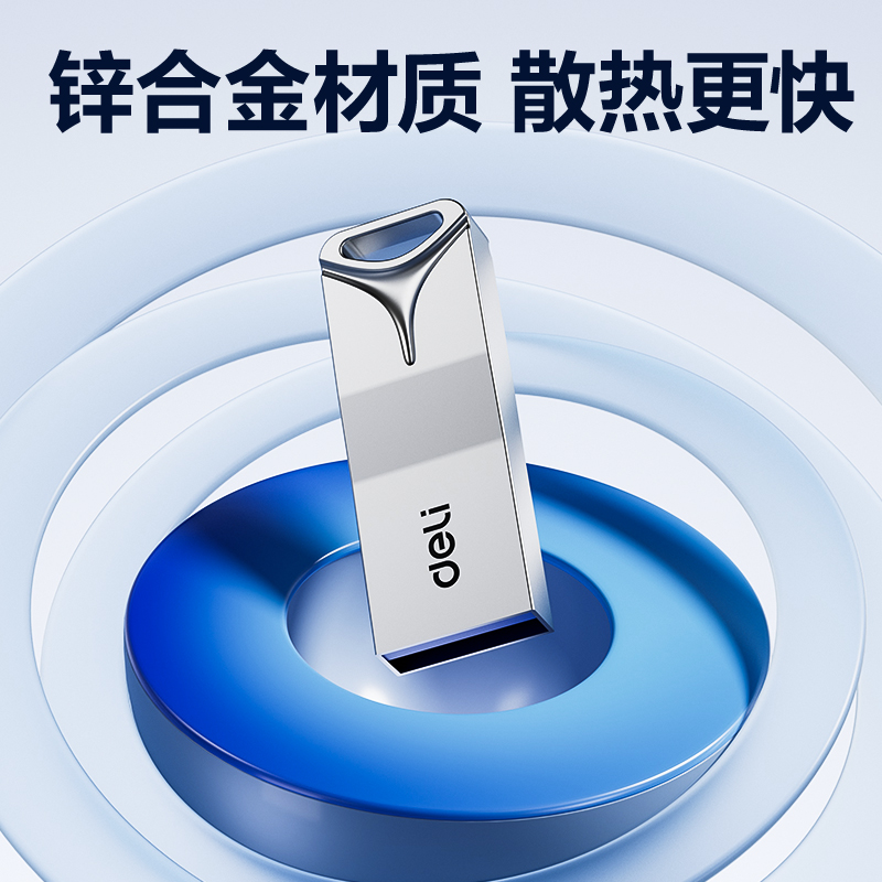 得力USB2.0U盤LS320-32G(銀)（只）