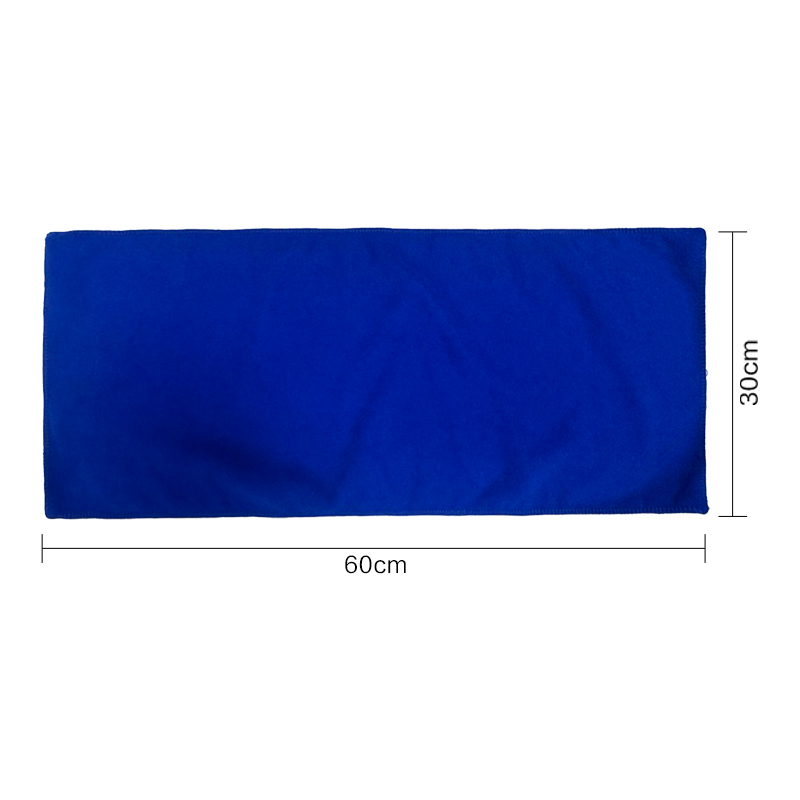 得力得心LQ260超細纖維抹布30cm*60cm(藍)(10條/包）